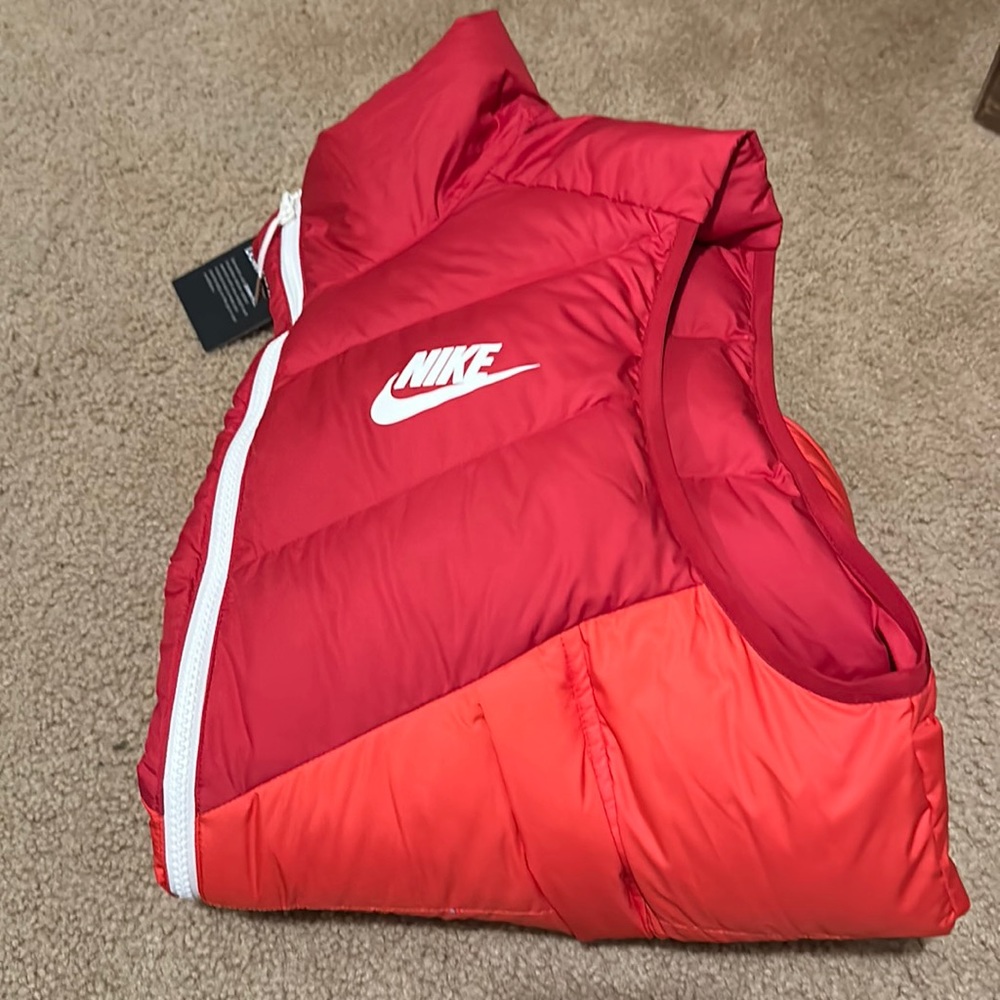 men's nike sportswear windrunner down-fill full zip up puffer vest